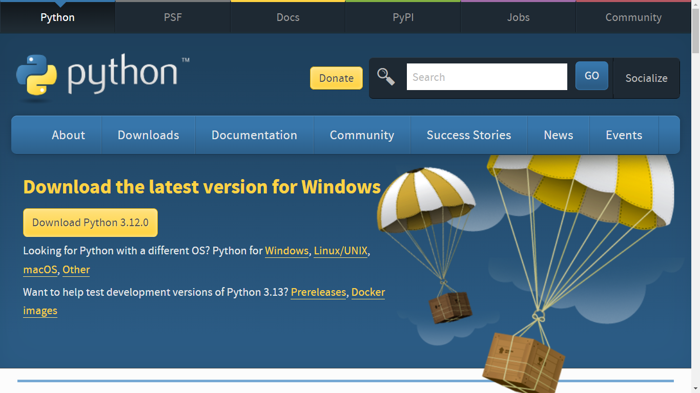 python download